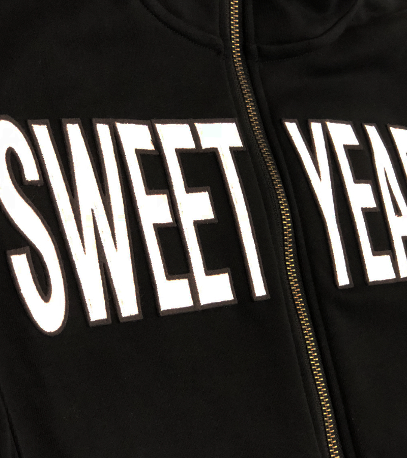 【サイズ選択】SWEET YEARS★イタリア国旗パッチ ジップアップパーカー★灰 グレー★SY84-8601SY★スウィートイヤーズ スイートイヤーズ_参考画像の別カラー