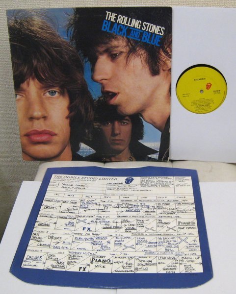 ☆彡 英國盤 The Rolling Stones Black And Blue [ UK ORIG '76 Rolling Stones Records COC 59106 ]_画像1