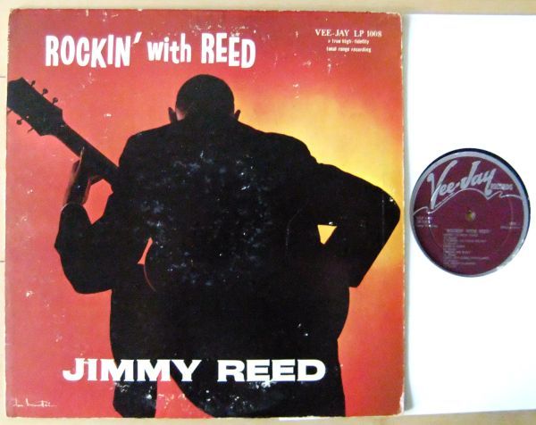BLUES LP ■ Jimmy Reed / Rockin' With Reed [ US ORIG Vee Jay VJLP 1008 ] '59