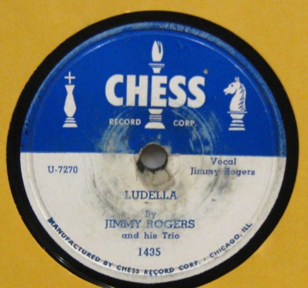 BLUES 78rpm ☆ Jimmy Rogers And His Trio That's All Right / Ludella [ US '50 Chess 1435 ] SP盤_画像2