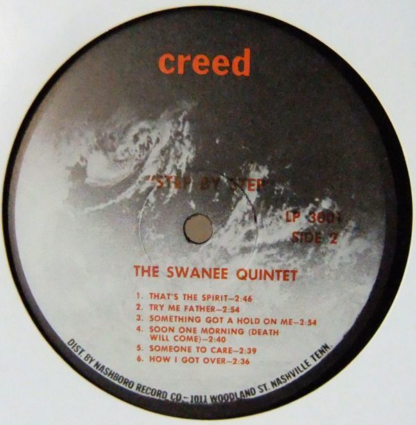 GOSPEL/SOUL LP ■ The Swanee Quintet / Step By Step [ US Crescent/Creed LP 3001 ] Producer James Brown, Bob Holmes_画像5