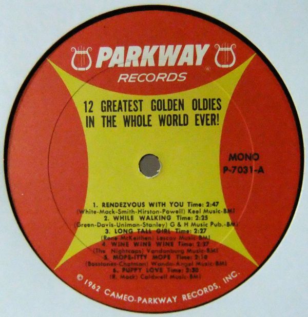 R&B/Oldies LP ■ Various / 12 Greatest Golden Oldies In The Whole World Ever [ US ORIG Parkway P-7031 ] '63 Mono_画像3