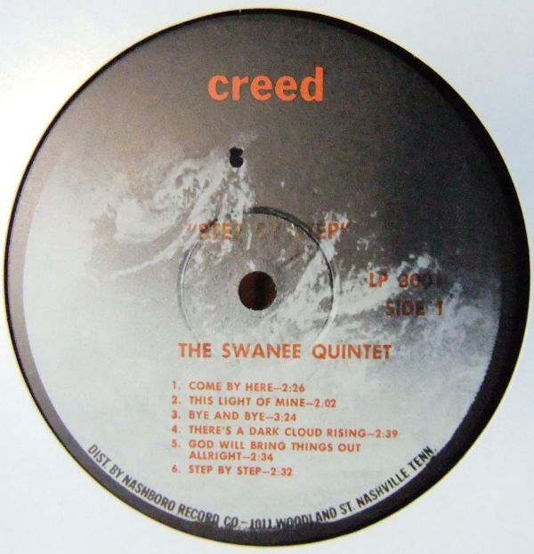 GOSPEL/SOUL LP ■ The Swanee Quintet / Step By Step [ US Crescent/Creed LP 3001 ] Producer James Brown, Bob Holmes_画像4