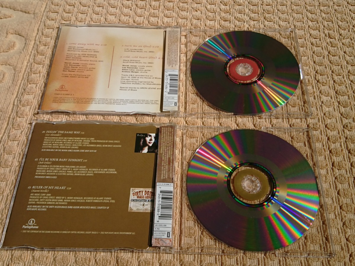  ●シングル 2CD● Nora Jones,ノラ・ジョーンズ、シングルCD2枚一緒にどうぞの画像3