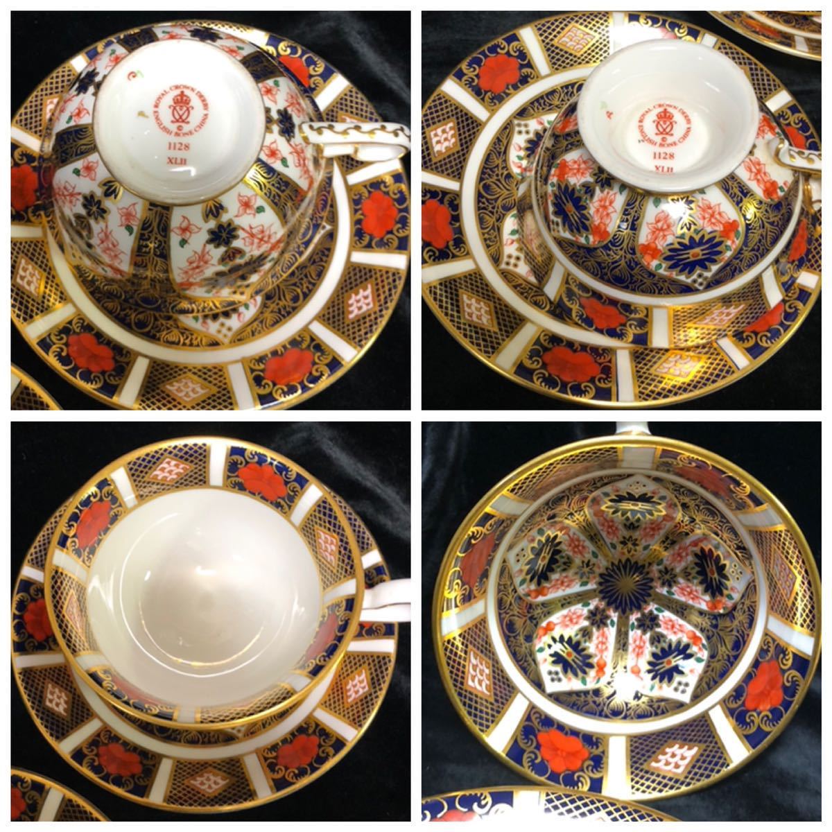 ROYAL CROWN DERBY Old Imariロイヤルクラウン　ダービーオールドイマリ　カップ&ソーサー2客セット _画像9