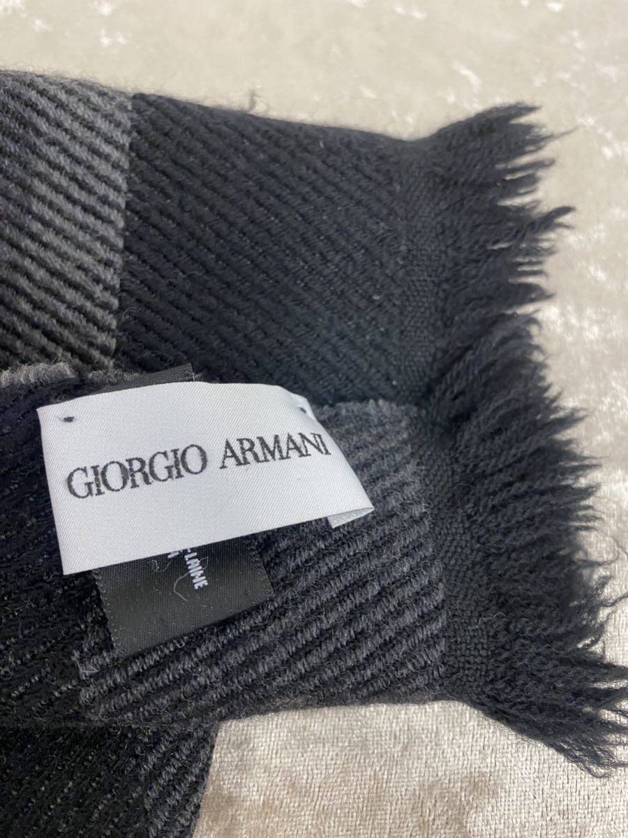 GIORGIO ARMANI ジョルジオ アルマーニ マフラー　メンズ _画像3