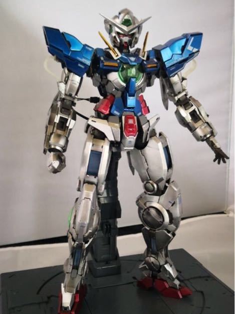 PG Gundam Exia LIGHTING MODEL塗漆成品金屬 原文:PG　ガンダムエクシア　LIGHTING MODEL　塗装完成品　メタリック