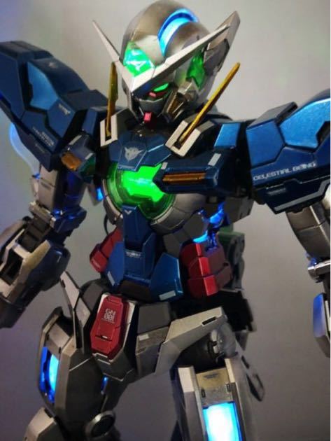 PG Gundam Exia LIGHTING MODEL塗漆成品金屬 原文:PG　ガンダムエクシア　LIGHTING MODEL　塗装完成品　メタリック
