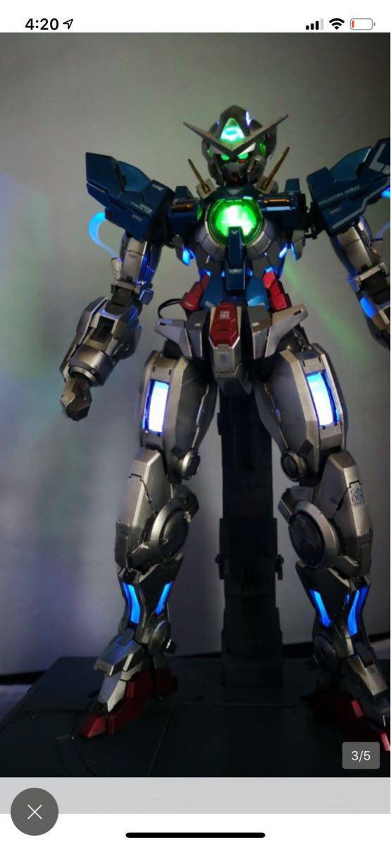 PG Gundam Exia LIGHTING MODEL塗漆成品金屬 原文:PG　ガンダムエクシア　LIGHTING MODEL　塗装完成品　メタリック