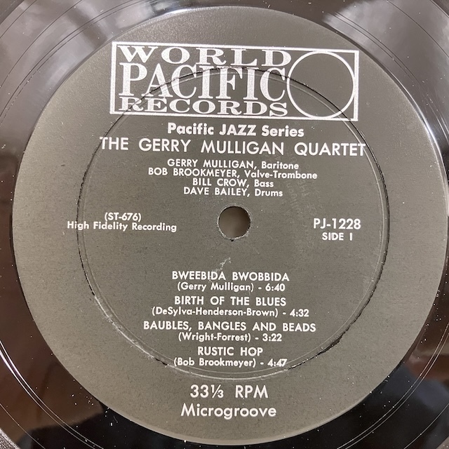 ■即決 JAZZ Gerry Mulligan / at Storyville Pj1228 j38819 米盤、黒銀円 Dg Mono ジェリー・マリガン_画像3