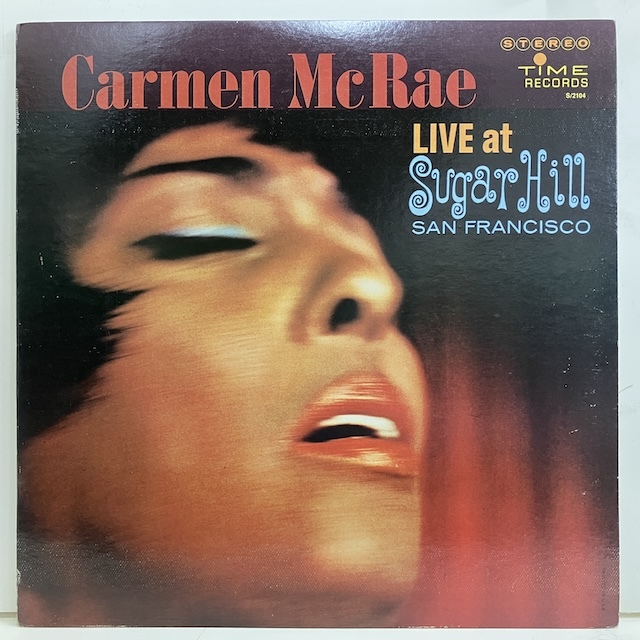 ■即決 VOCAL Carmen Mcrae / Live at Sugar Hill s2104 jv5653 米盤、カタミゾStereo カーメン・マクレエ