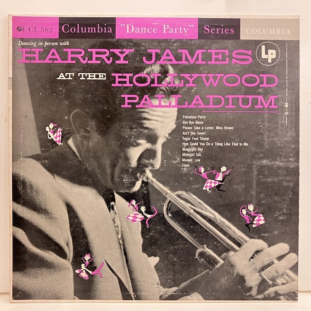 ■即決 JAZZ Harry James / Dancing In Person With Harry James At The Hollywood Palladium cl562 米オリジナル、マルーン金 Dg Mono_画像1