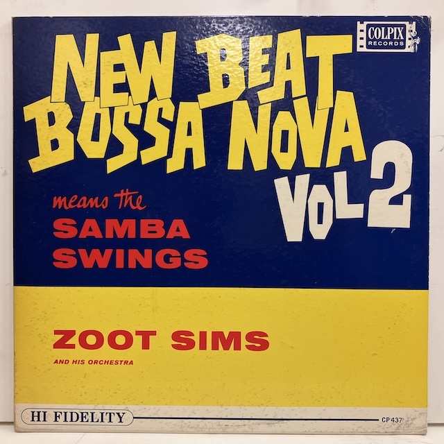■即決 JAZZ Zoot Sims / New Beat Bossa Nova Cp435 j39030 米オリジナル、金 Dg Mono JIM HALL