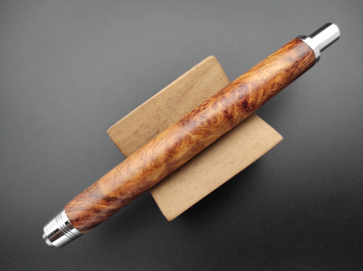 【FongLai Woodworks】5.6mm　芯ホルダー　【花梨の瘤材】Clutch Pencil_画像4