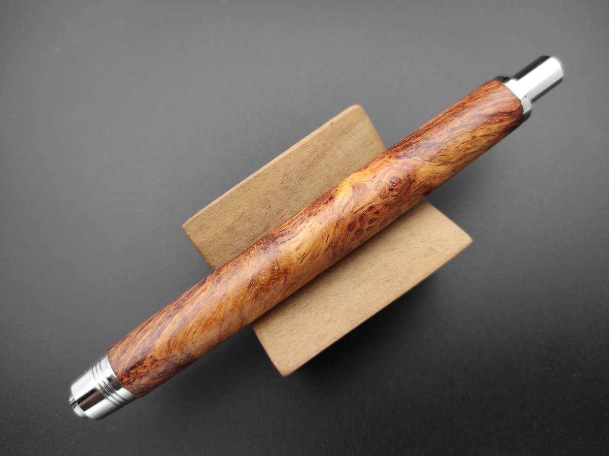 【FongLai Woodworks】5.6mm　芯ホルダー　【花梨の瘤材】Clutch Pencil_画像3