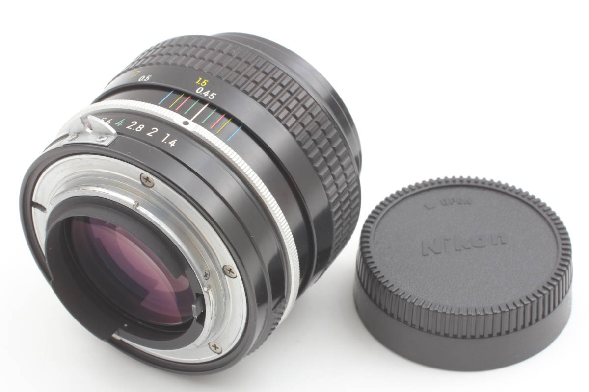 Nikon Nikkor 50mm f1.4 非Ai non-Ai 標準 プライム 単焦点 マニュアル オールドレンズ #424_画像7