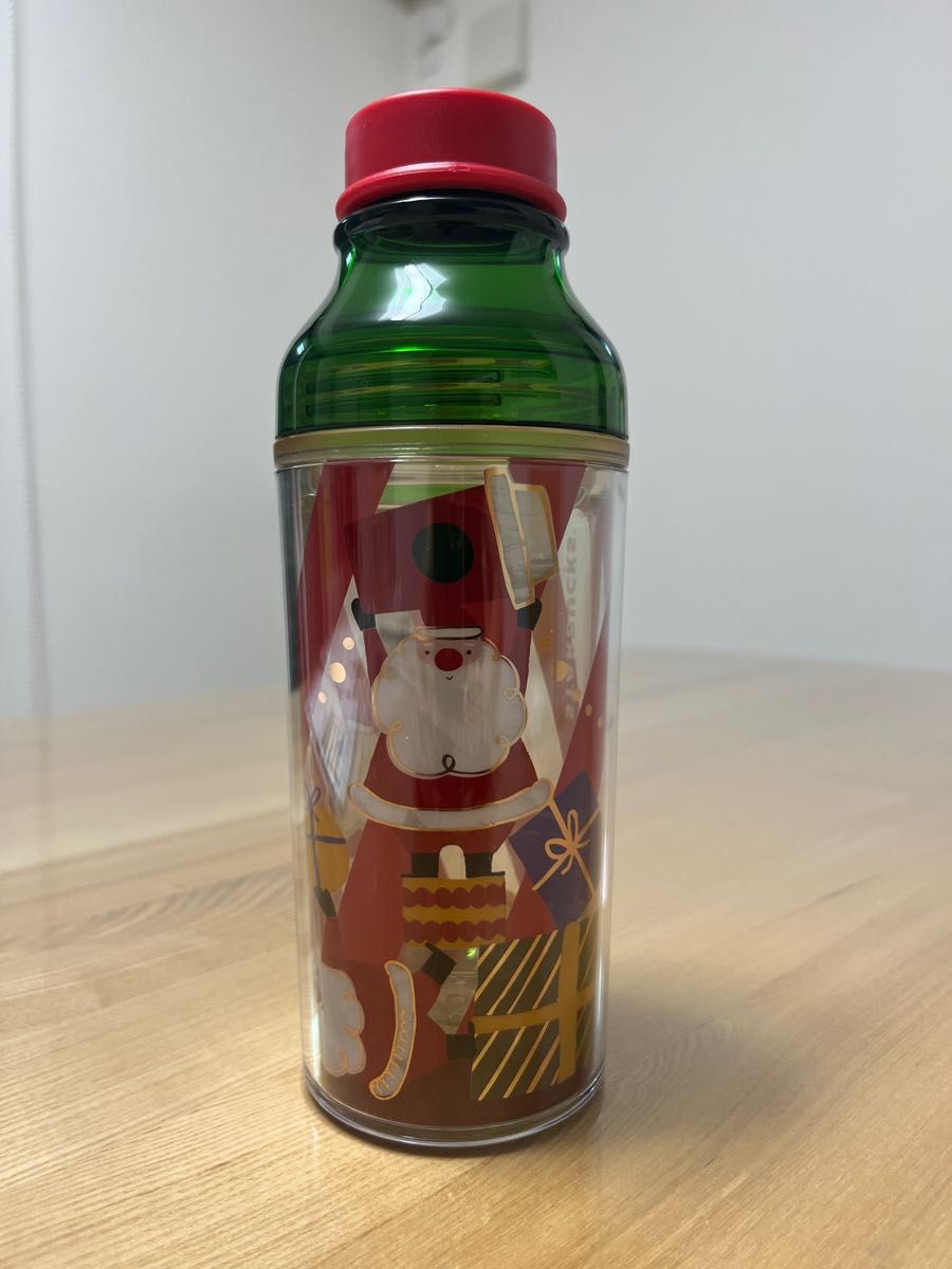 Starbucks ホリデー2019ダブルウォールサニーボトルサンタズ473ml