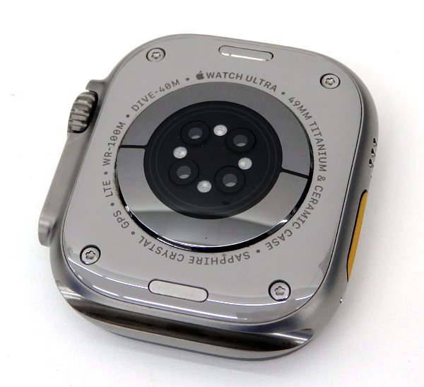 Apple Watch Ultra GPS+Cellularモデル MQFK3J/A ミッドナイトオーシャンバンド 32GB チタニウム 49mm アップルウォッチ スマートウォッチ_画像7