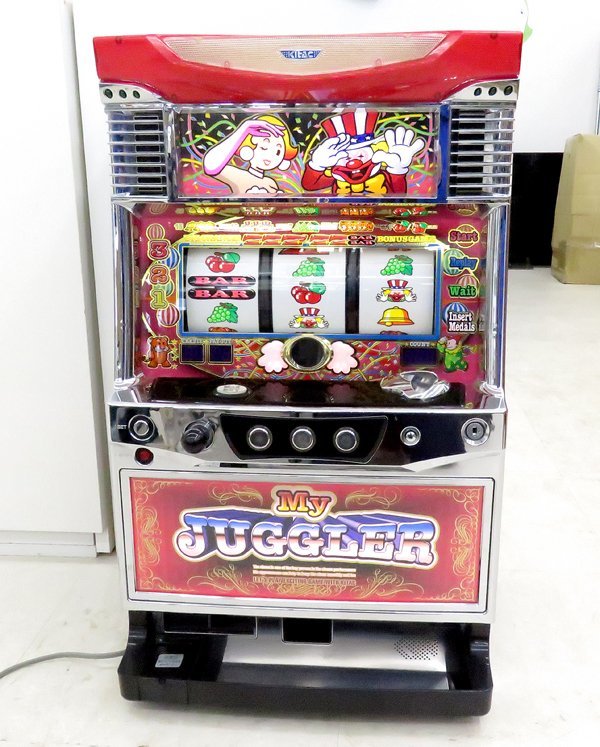 営業所止め 北海道/千歳市発 パチスロ実機 北電子 My JUGGLER/マイジャグラー2 スロット実機 コイン機