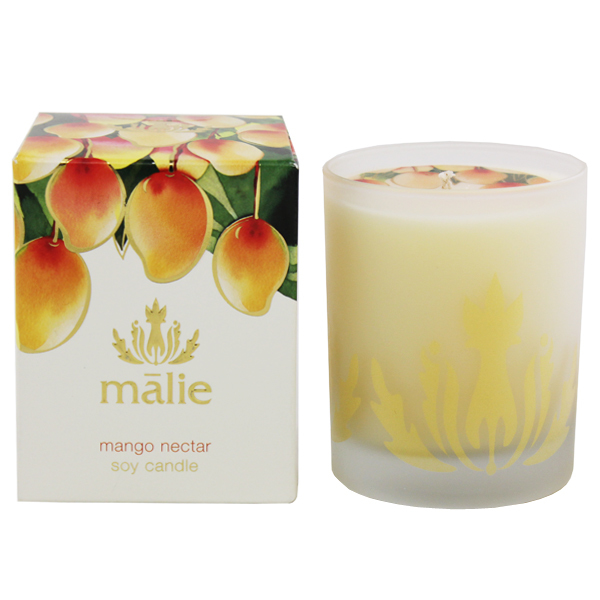  Mali e auger nikssoi* candle : mango nekta-240g MALIE ORGANICS new goods unused 