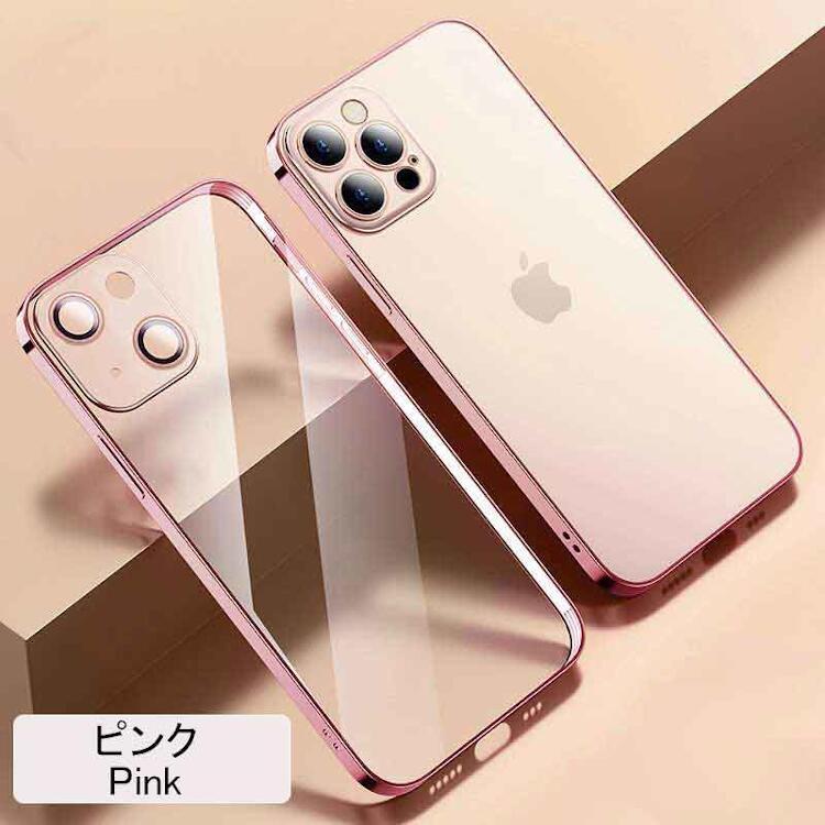 iPhone 14 ケース iPhone 14 スマホケース 強化ガラスフィルム付き ピンク iPhone 14 Case 新品 未使用_画像1