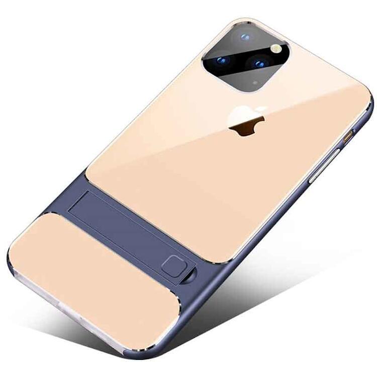 iPhone 11 ProMax ケース iPhone 11 ProMax スタンド機能 スマホケース ブルー iPhone 11 ProMax Case 新品 未使用_画像4