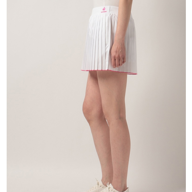 ルコックスポルティフ ネオヘリテージプリーツスコート(レディース) L ホワイト #QTWTJE00-WHT NEO HERITAGE PLEATS GAME SKORT 未使用_画像2