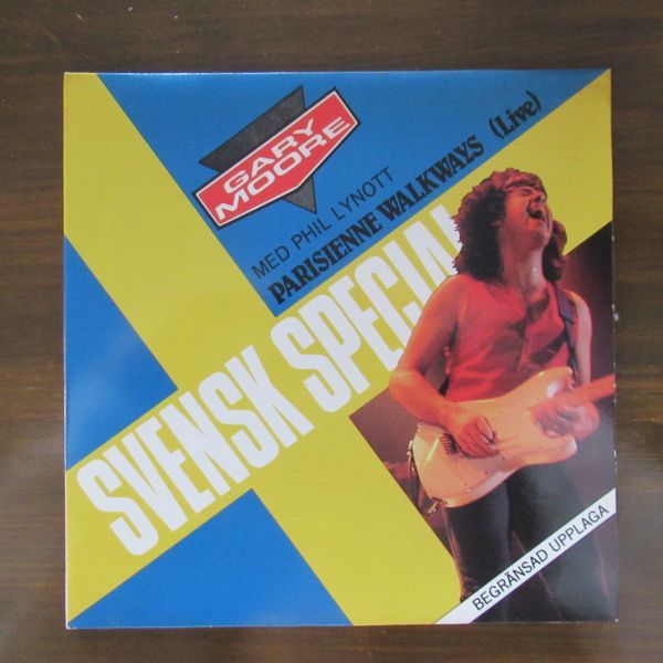 ROCK EP/SWEDEN ORIG./見開きジャケット/美盤/Gary Moore Med Phil Lynott - Parisienne Walkways (Live)/A-11214の画像1