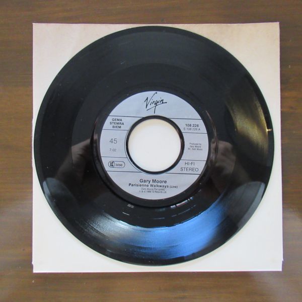 ROCK EP/SWEDEN ORIG./見開きジャケット/美盤/Gary Moore Med Phil Lynott - Parisienne Walkways (Live)/A-11214の画像4