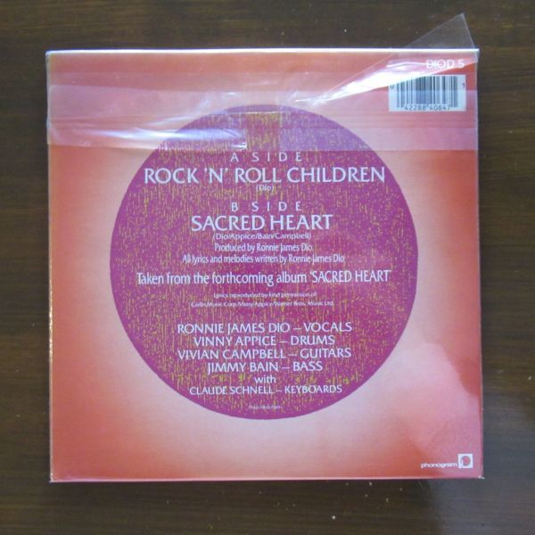 ROCK EP/UK ORIG./未開封/美品/Dio - Rock 'N' Roll Children/A-11200_画像2