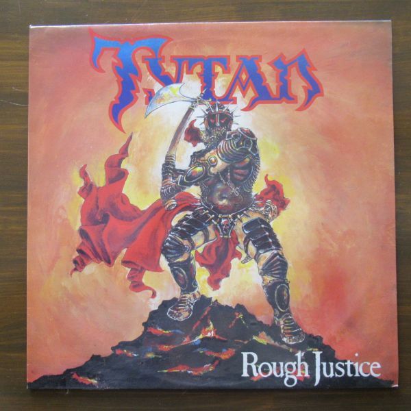 HEAVY METAL LP/UK ORIG./インナースリーブ付き美盤/Tytan - Rough Justice/A-11239_画像1