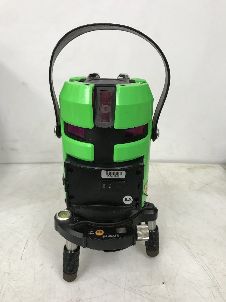 【中古品】★タジマ(Tajima) レーザー墨出し器 NAVIゼロジーセンサーKJC 矩十字 横全周 ZEROGSN-KJC ITB8FH3GF0LAの画像4