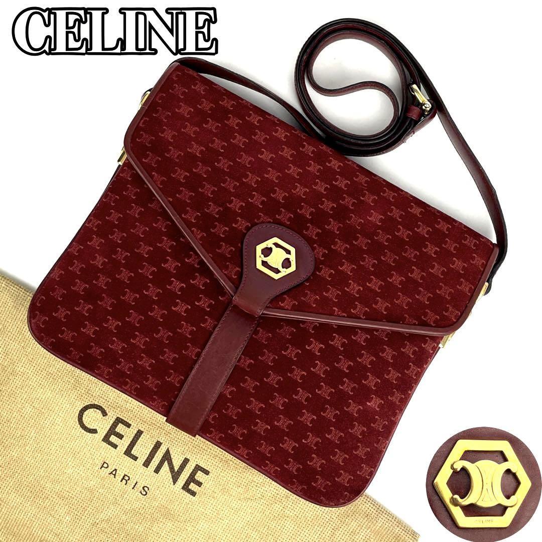 極美品】CELINE セリーヌ ショルダーバッグ ポシェット トリオンフ