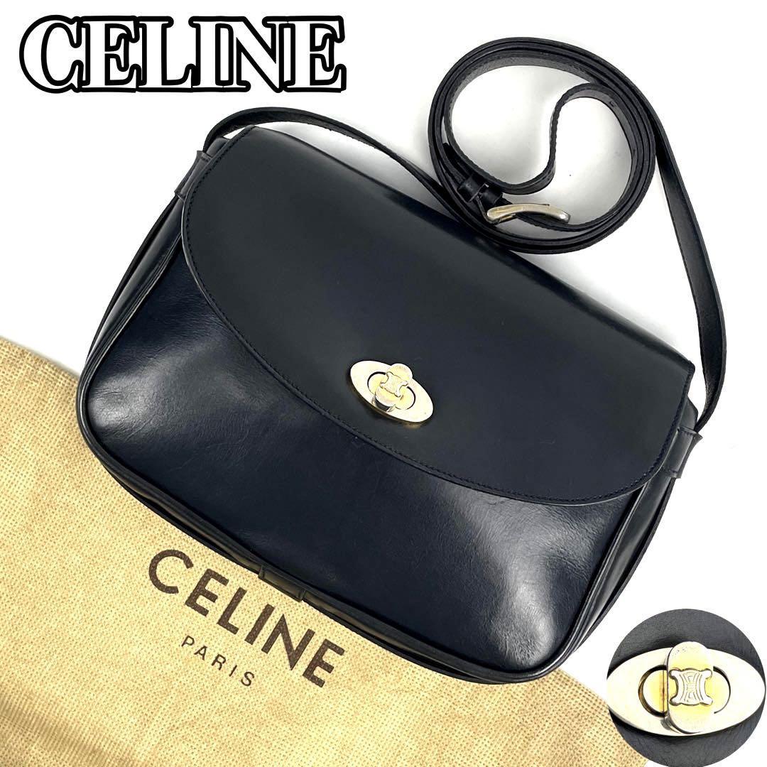 極美品】CELINE セリーヌ ショルダーバッグ ポシェット トリオンフ