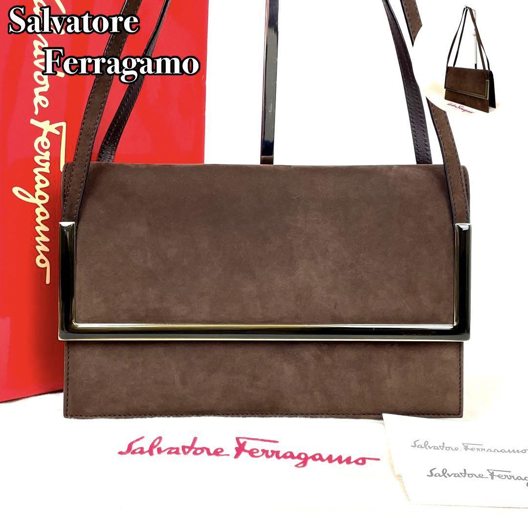 極美品】 Salvatore Ferragamo サルヴァトーレフェラガモ ショルダー