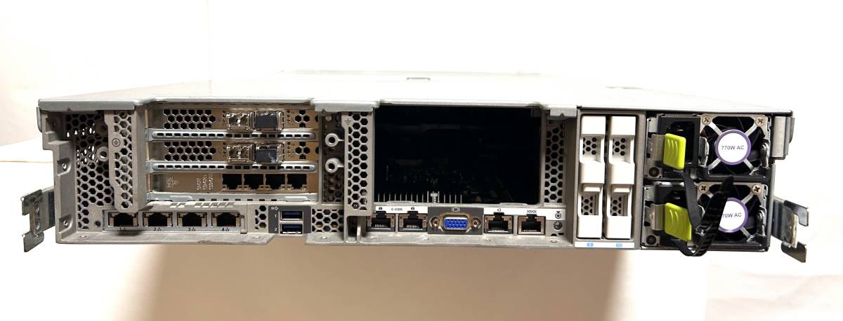 Cisco シスコ UCS C240 M5 高性能ラックサーバー 2017 (CPU:Xeon silver 4112 2.60GHZ ×2個 メモリ32GB) BIOS起動確認済み_画像10