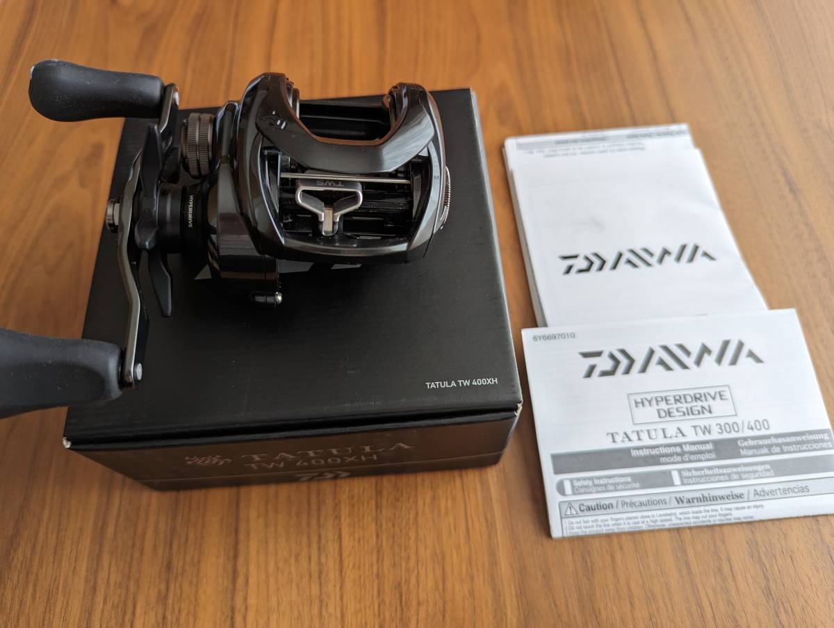 DAIWA　TATULA　TW　４００XH　ダイワ　タトゥーラ　１回使用_画像1