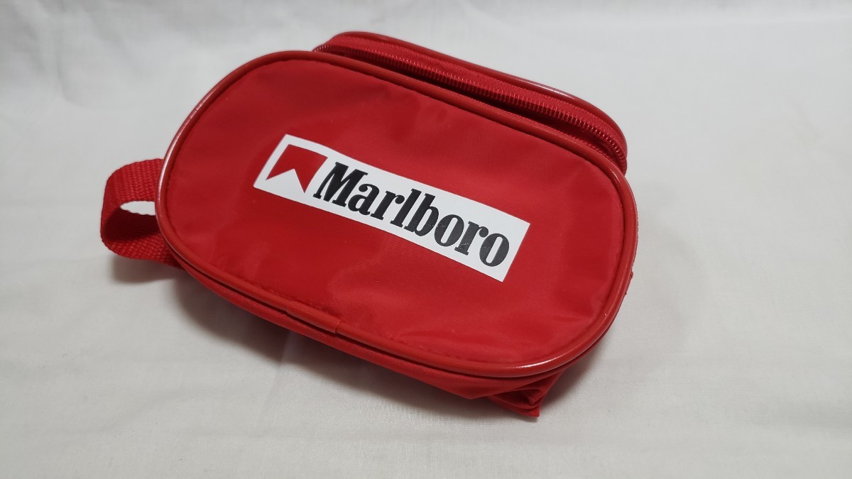 【Marlboro/マールボロ/マルボロ・ウエストポーチ・赤・未使用品】_画像1