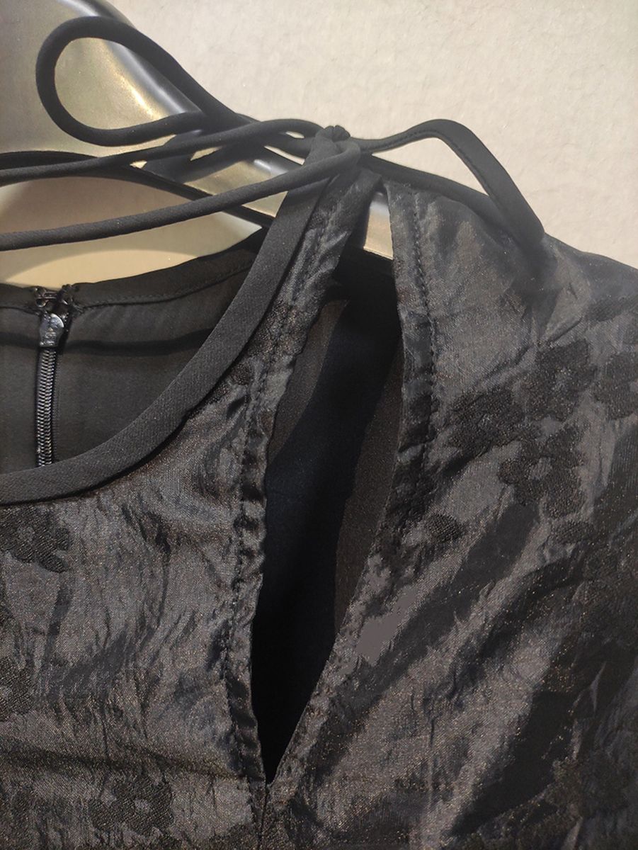 【新品未使用】CLANE  バージュフラワージャガードワンピース ブラック M 完売品 クラネ オケージョン ドレス 黒