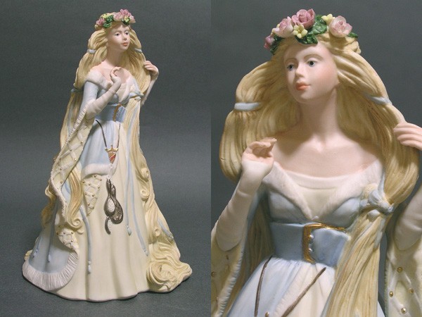 ◎ウェッジウッド人形 フィギュリン Rapunzel 「金髪長姫ラプンツェル」 未使用◎13極品