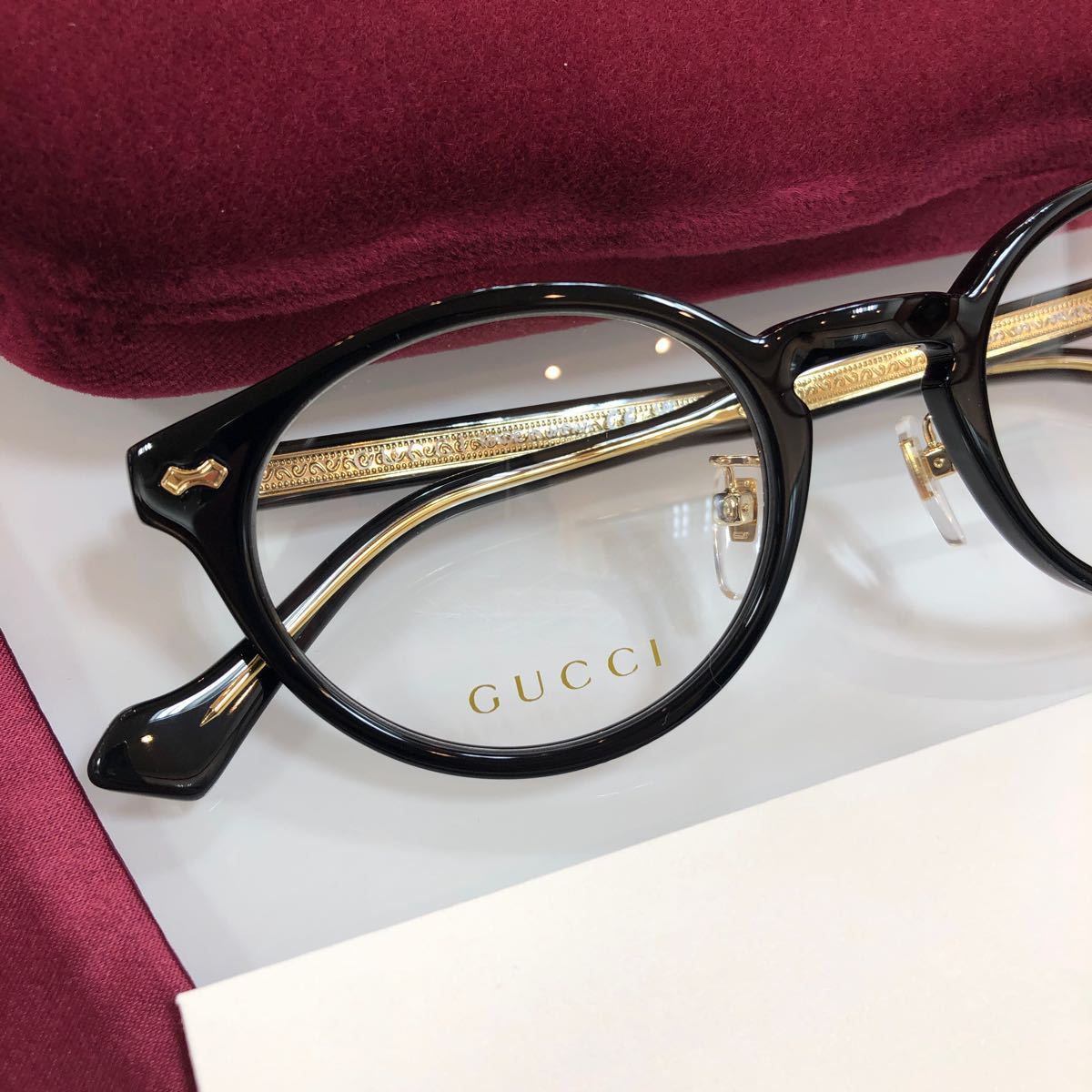  надежный внутренний стандартный товар обычная цена 46,200 иен GUCCI Gucci gucci GG1127OJ 001 GG1127 1127 очки очки внутренний стандартный товар GG с футляром стандартный товар новый товар 