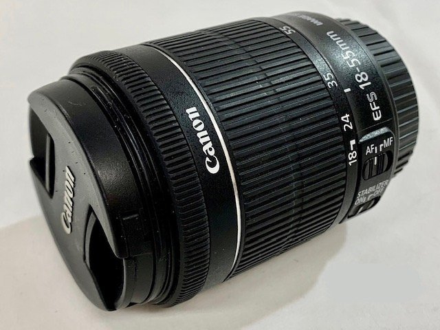 【中古品】【ジャンク品】Canon キャノン レンズ 18-55mm/1:3.5-5.6 IS STM【送料別】TD0131_画像1