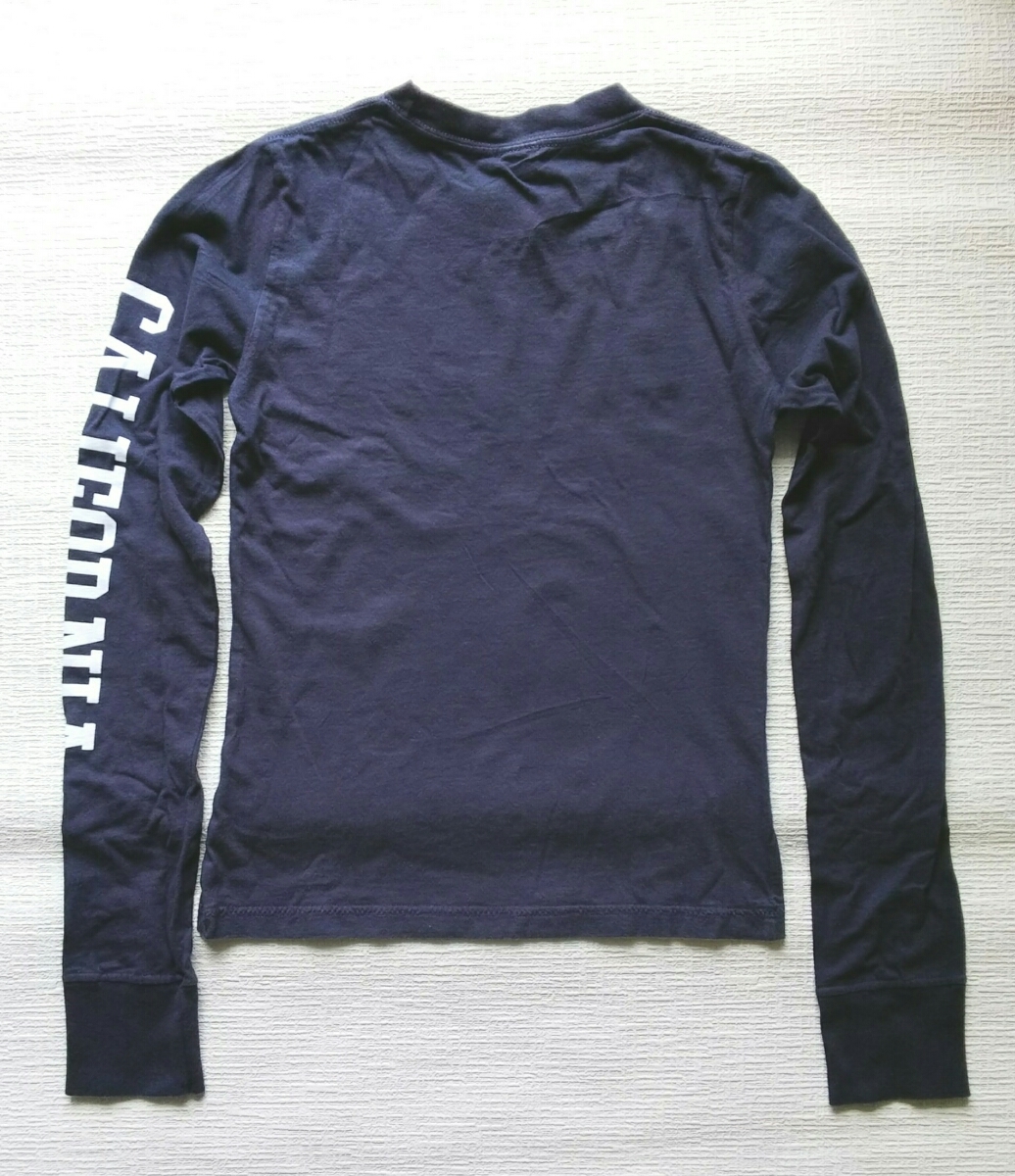 ☆新品☆021☆ホリスター ロンTEE 長袖Tシャツ★California Long Sleeve(NV)ガールズ M ウーマンS～M★HOLLSTER☆_画像5