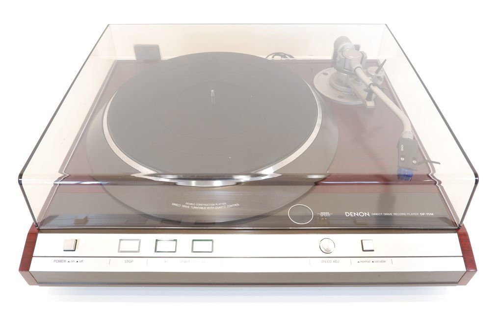 【美品】Denon デノン DP-70M ターンテーブル レコードプレーヤー カートリッジDL-55付き 動作品_画像1