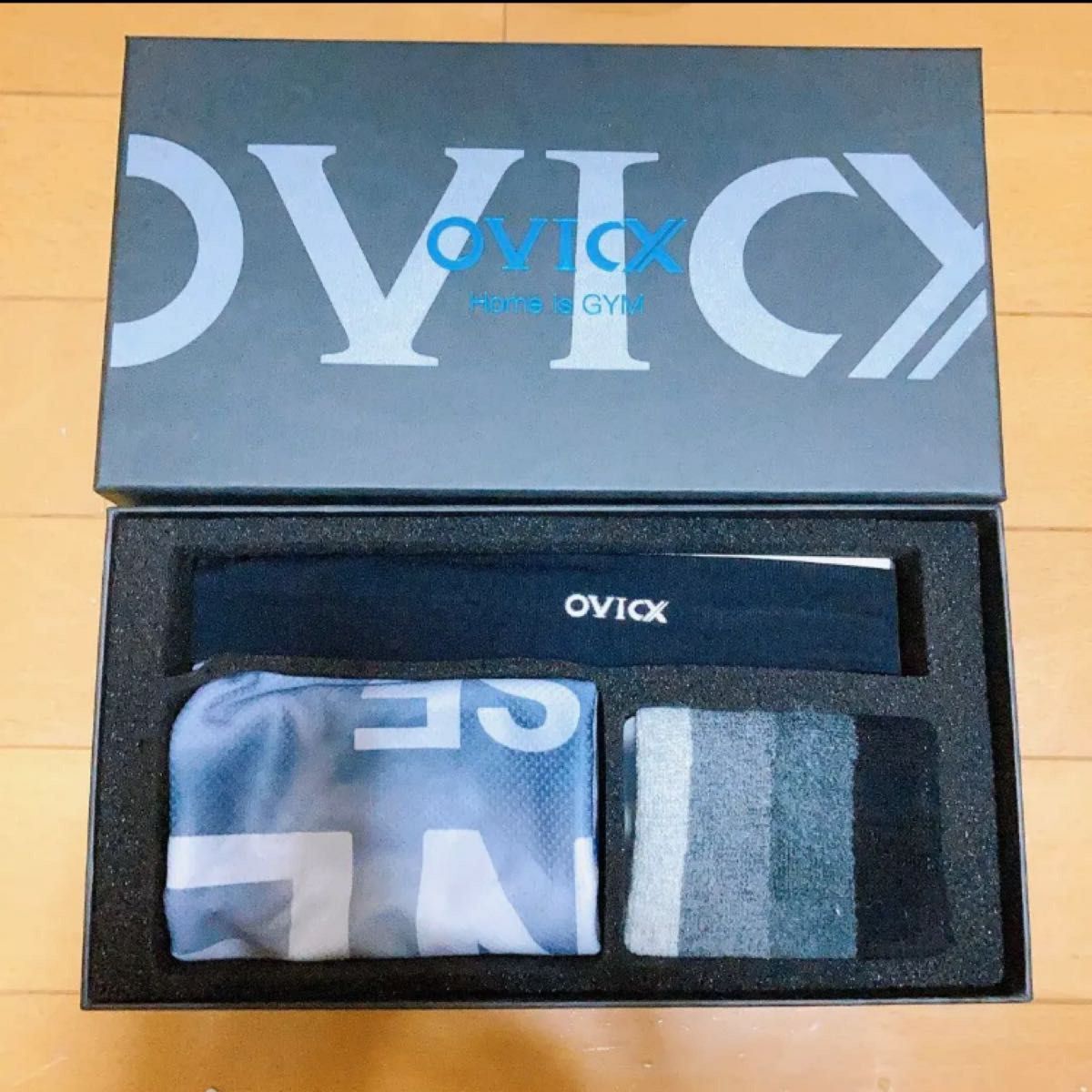 OVICX ヘッドバンド リストバンド スポーツタオル ３セット