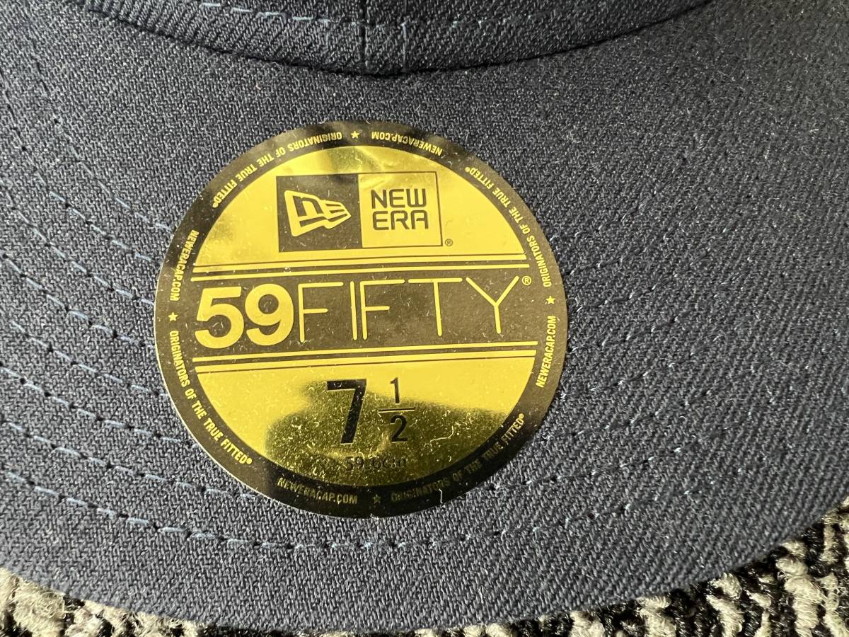 送料無料　未使用保管品　New Era ニューエラ　テキサスレンジャーズ　MLB NWE City Connect 59FIFTY　71/2　59.6cm ネイビー　完売品_画像3