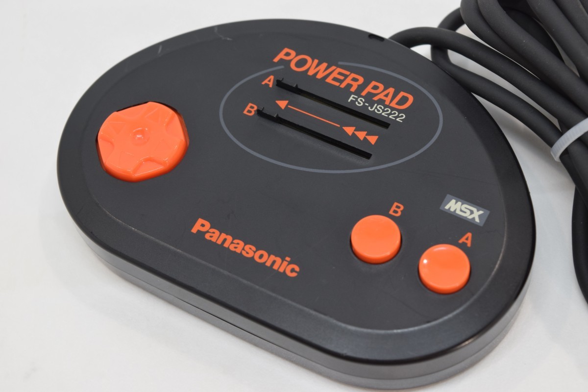 Panasonic パナソニック POWER PAD パワーパッド FS-JS222 動作品 MSX 連射式ジョイパッド コントローラー パソコン ゲーム RJ-634M/113_画像2