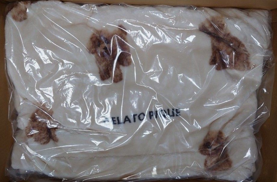 新品 gelato pique ジェラート ピケ Sleep DOG プリント 毛布 総 新品 gelato pique ジェラート ピケ Sleep DOG プリント 毛布 総