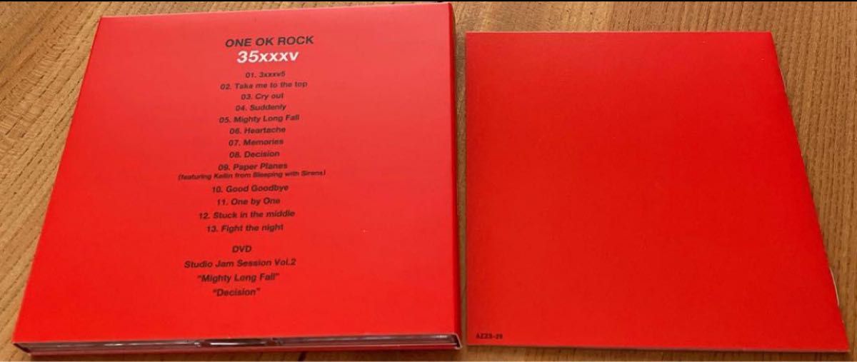 35xxxv ONE OK ROCK CD/DVD 限定盤