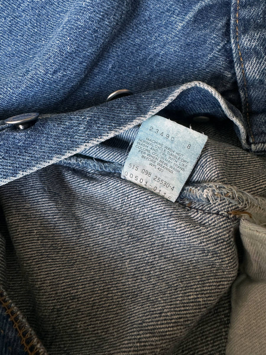 ビンテージ 80's Levi's 501 USA製 W34 / L34 リーバイス ナイロンフット・ボタン刻印515 1988年 Made in USA_画像5